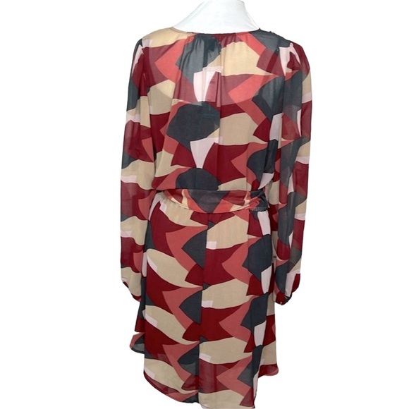 Banana Republic Blouson Sleeve Printed Dress - Picture 5 of 5